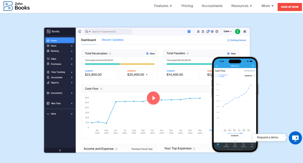 Zoho Books vs NetSuite - Revenue Kiwi