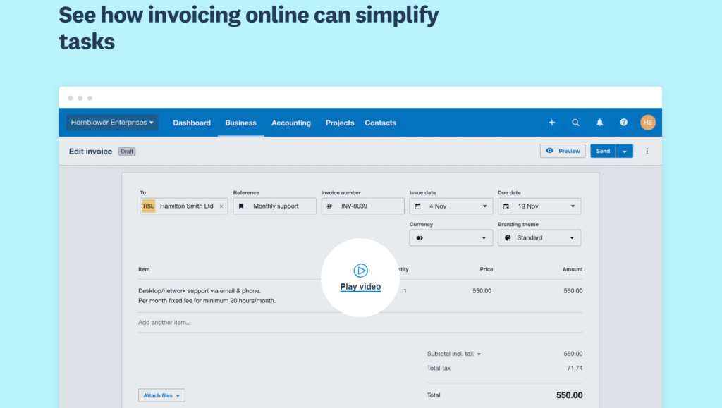 Xero Invoicing Software Review: Who Xero Invoicing Software Is Best For