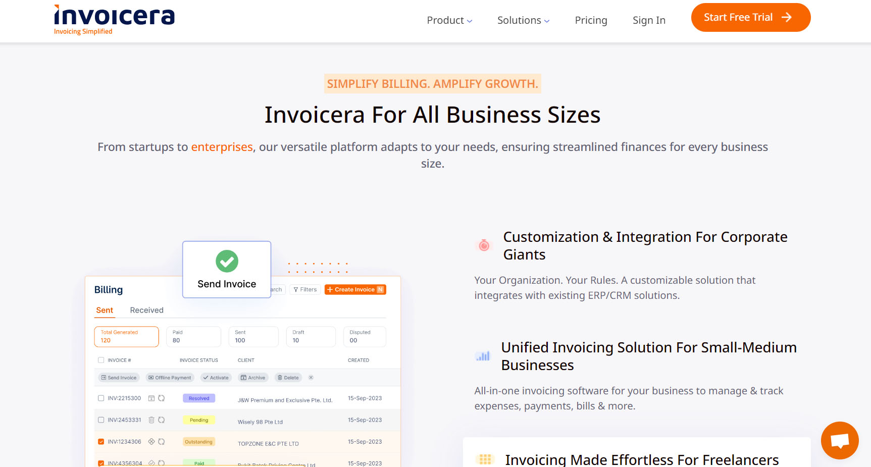 Invoicera Billing Software